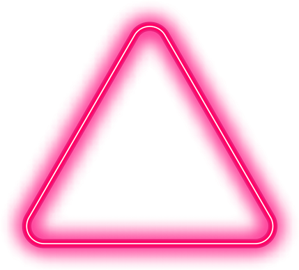 Neon Pink Triangle Illustration